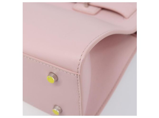 VERSACE Handtasche Leder 2way Rosa Silber Auth 200701V Pink - Ansicht 16