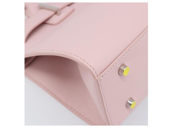 VERSACE Handtasche Leder 2way Rosa Silber Auth 200701V Pink - Ansicht 17