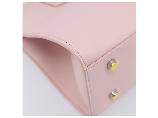 VERSACE Handtasche Leder 2way Rosa Silber Auth 200701V Pink - Ansicht 19