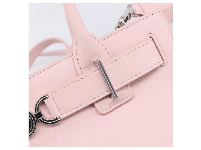 VERSACE Handtasche Leder 2way Rosa Silber Auth 200701V Pink - Ansicht 21