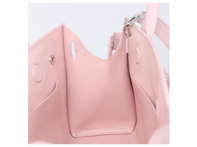 VERSACE Handtasche Leder 2way Rosa Silber Auth 200701V Pink - Ansicht 23