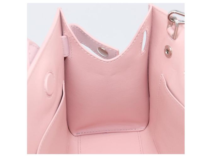 VERSACE Handtasche Leder 2way Rosa Silber Auth 200701V Pink - Ansicht 24