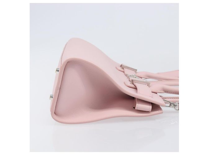 VERSACE Handtasche Leder 2way Rosa Silber Auth 200701V Pink - Ansicht 3