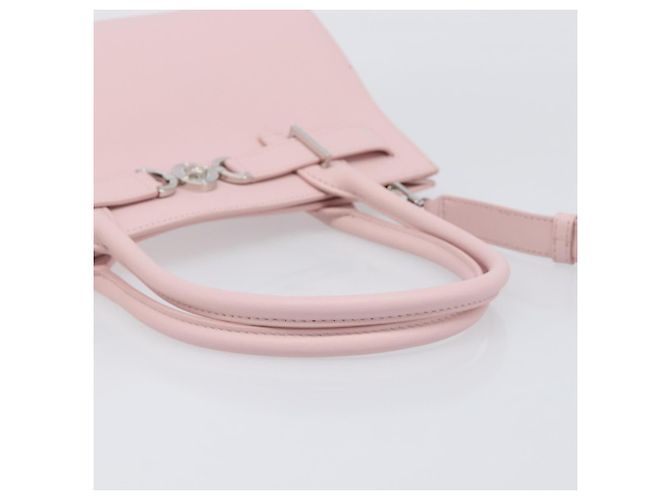 VERSACE Handtasche Leder 2way Rosa Silber Auth 200701V Pink - Ansicht 7