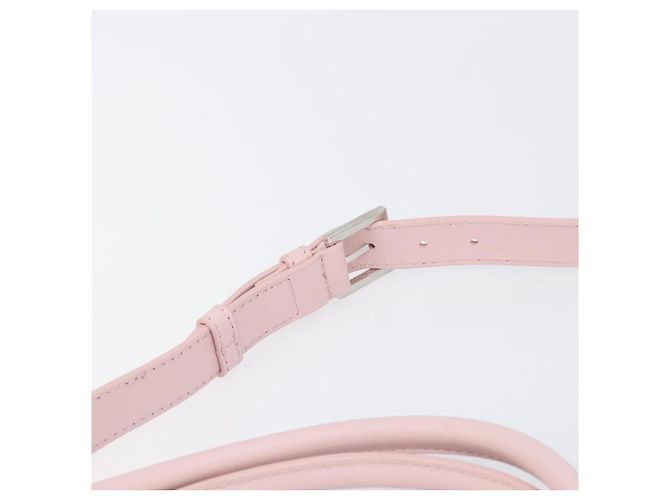 VERSACE Handtasche Leder 2way Rosa Silber Auth 200701V Pink - Ansicht 9