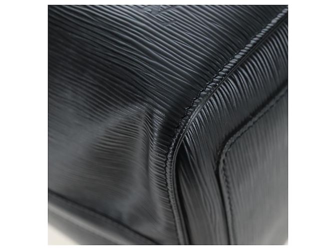 LOUIS VUITTON Epi Keepall 45 Boston Bag Black M42972 LV Auth am12520SAV Nero - vista 11
