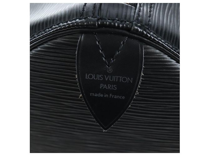 LOUIS VUITTON Epi Keepall 45 Boston Bag Black M42972 LV Auth am12520SAV Nero - vista 14