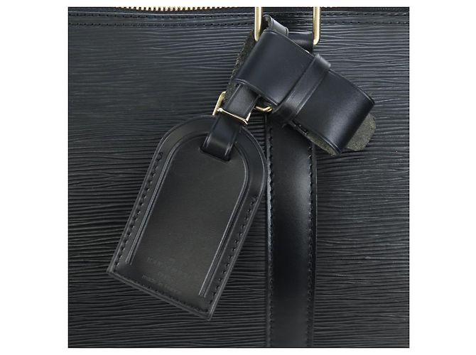 LOUIS VUITTON Epi Keepall 45 Boston Bag Black M42972 LV Auth am12520SAV Nero - vista 15