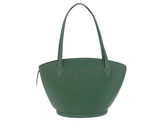 Borsa a tracolla Shopping LOUIS VUITTON Epi Saint Jacques Verde M52264 Auth 203492 - vista 2