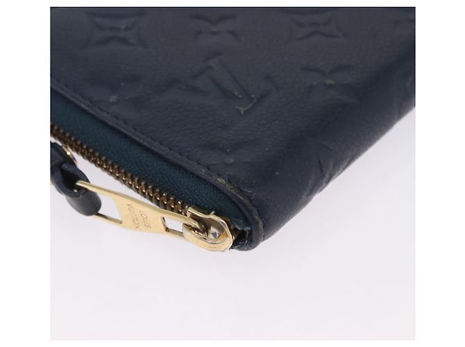 LOUIS VUITTON Empreinte Portefeuille Secret Compact Wallet M93430 LV Auth 202007 Blu navy - vista 14