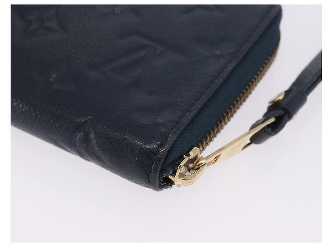 LOUIS VUITTON Empreinte Portefeuille Secret Compact Wallet M93430 LV Auth 202007 Blu navy - vista 17