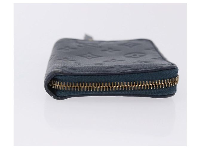 LOUIS VUITTON Empreinte Portefeuille Secret Compact Wallet M93430 LV Auth 202007 Blu navy - vista 4