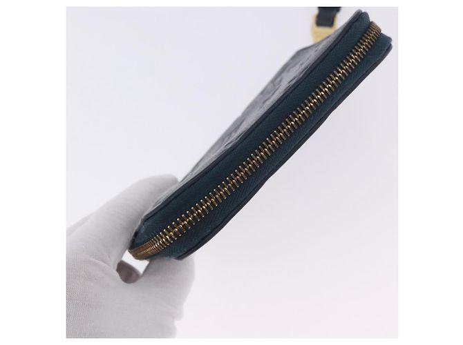 LOUIS VUITTON Empreinte Portefeuille Secret Compact Wallet M93430 LV Auth 202007 Blu navy - vista 6