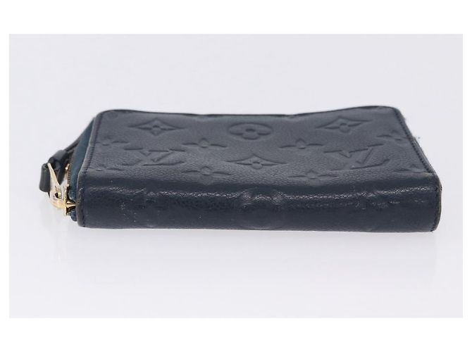 LOUIS VUITTON Empreinte Portefeuille Secret Compact Wallet M93430 LV Auth 202007 Blu navy - vista 7