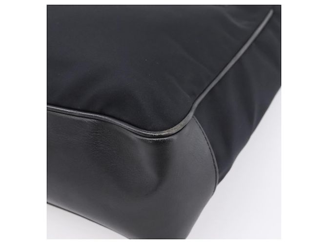 Borsa Tote Coach Nylon Nero Argento Auth 202757A - vista 12