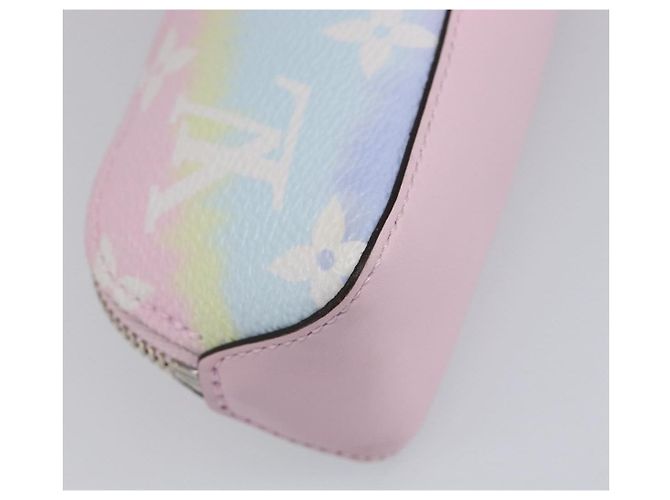 LOUIS VUITTON Monogram Escal Trousse Elizabeth Pen Case Pink GI0473 Auth 202836A Rosa Monograma - vista 11