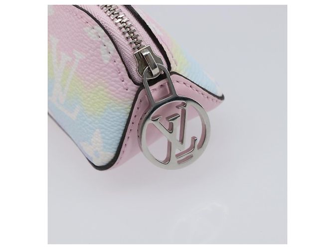LOUIS VUITTON Monogram Escal Trousse Elizabeth Pen Case Pink GI0473 Auth 202836A Rosa Monograma - vista 12