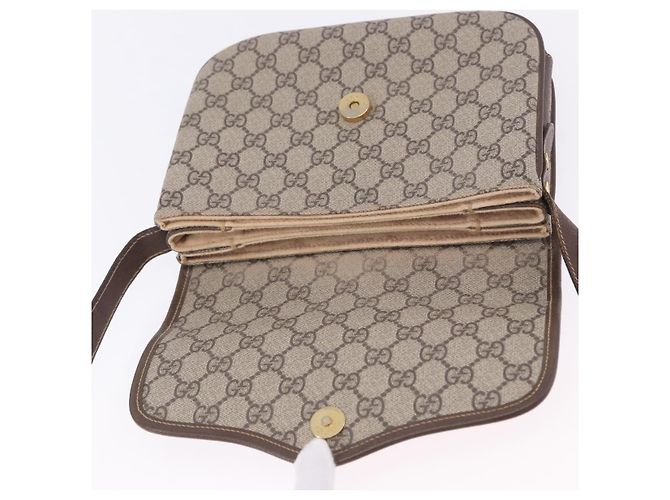 GUCCI GG Supreme Web Sherry Line Schultertasche PVC Beige 001 113 6862 Auth ka6092 - Ansicht 20