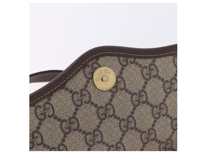 GUCCI GG Supreme Web Sherry Line Schultertasche PVC Beige 001 113 6862 Auth ka6092 - Ansicht 21