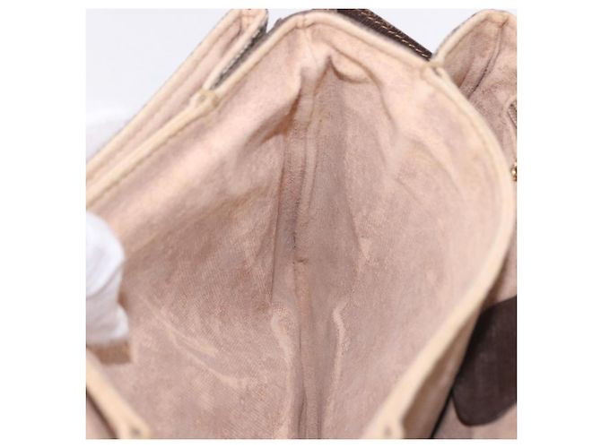 GUCCI GG Supreme Web Sherry Line Schultertasche PVC Beige 001 113 6862 Auth ka6092 - Ansicht 29
