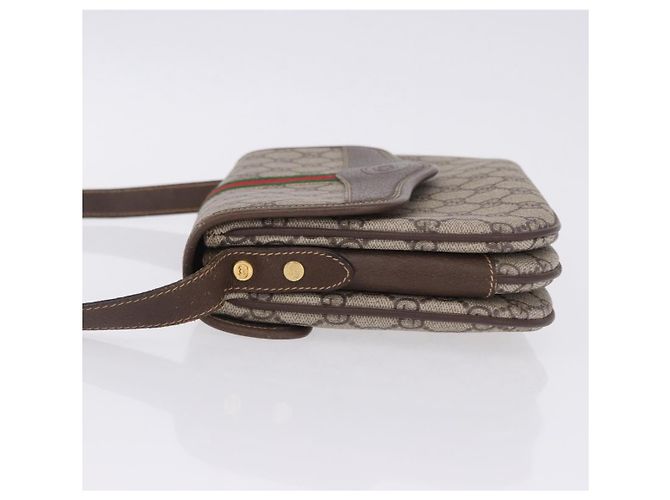 GUCCI GG Supreme Web Sherry Line Schultertasche PVC Beige 001 113 6862 Auth ka6092 - Ansicht 7