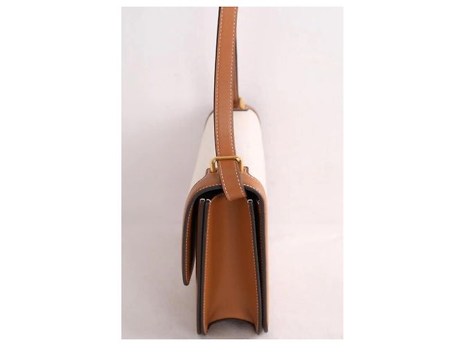 Borsa a tracolla Tory Burch Eleanor in pelle camel Cammello - vista 2
