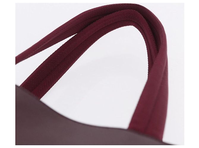 PRADA Tote Bag aus Leder weinrot Auth 201318 Bordeaux - Ansicht 10