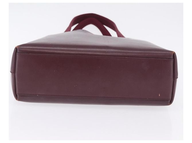 PRADA Tote Bag aus Leder weinrot Auth 201318 Bordeaux - Ansicht 11