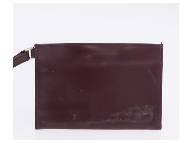 PRADA Tote Bag aus Leder weinrot Auth 201318 Bordeaux - Ansicht 24