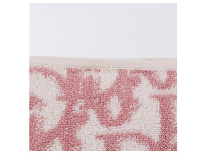 Pouch Christian Dior Trotter Canvas Pile Pink Auth 203042 Rosa - vista 4
