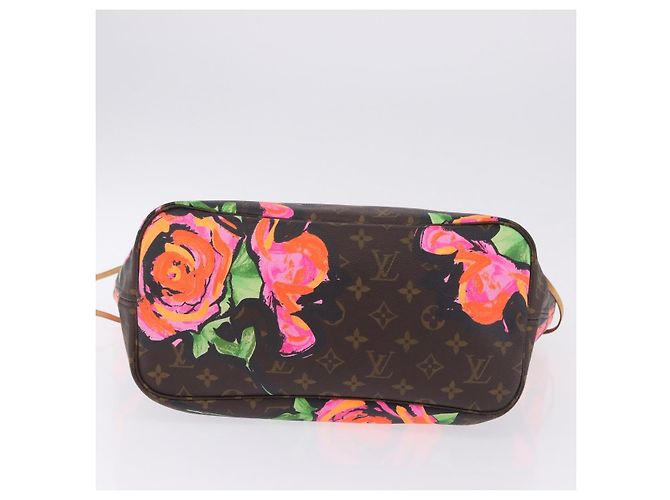 Borsa Tote LOUIS VUITTON Monogram Rose Neverfull MM M48613 LV Auth ka6154V Monogramma - vista 11