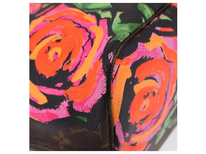 Borsa Tote LOUIS VUITTON Monogram Rose Neverfull MM M48613 LV Auth ka6154V Monogramma - vista 12