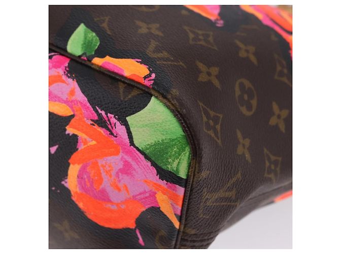 Borsa Tote LOUIS VUITTON Monogram Rose Neverfull MM M48613 LV Auth ka6154V Monogramma - vista 13
