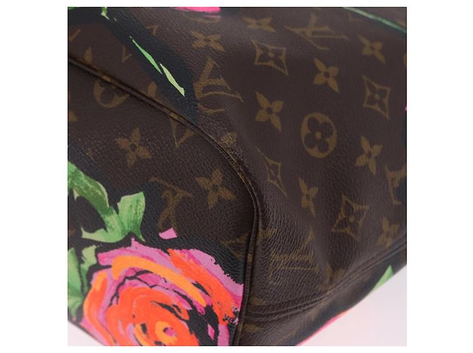 Borsa Tote LOUIS VUITTON Monogram Rose Neverfull MM M48613 LV Auth ka6154V Monogramma - vista 15