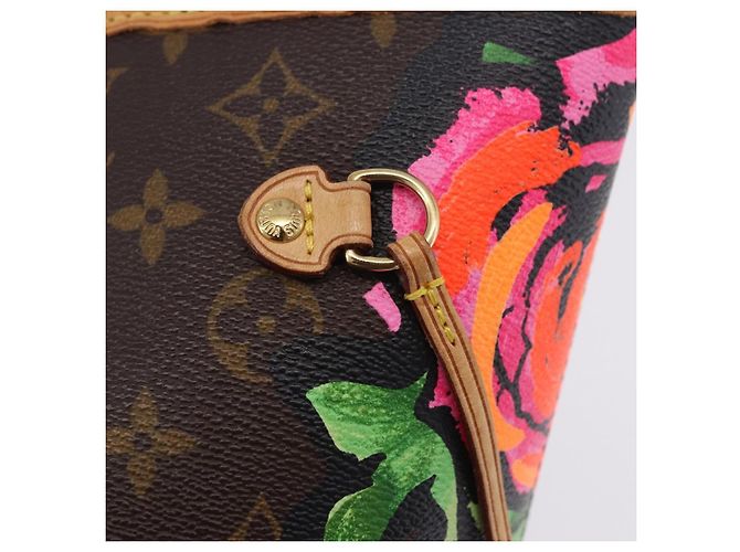 Borsa Tote LOUIS VUITTON Monogram Rose Neverfull MM M48613 LV Auth ka6154V Monogramma - vista 16