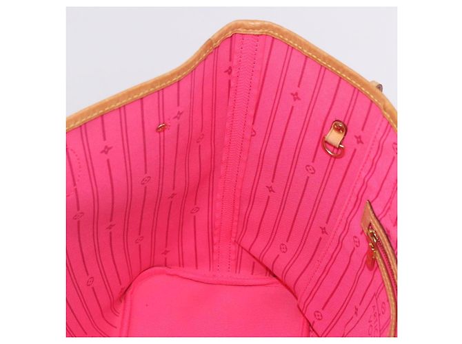 Borsa Tote LOUIS VUITTON Monogram Rose Neverfull MM M48613 LV Auth ka6154V Monogramma - vista 20