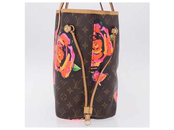 Borsa Tote LOUIS VUITTON Monogram Rose Neverfull MM M48613 LV Auth ka6154V Monogramma - vista 4