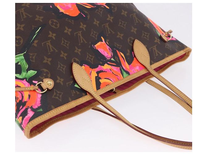 Borsa Tote LOUIS VUITTON Monogram Rose Neverfull MM M48613 LV Auth ka6154V Monogramma - vista 6