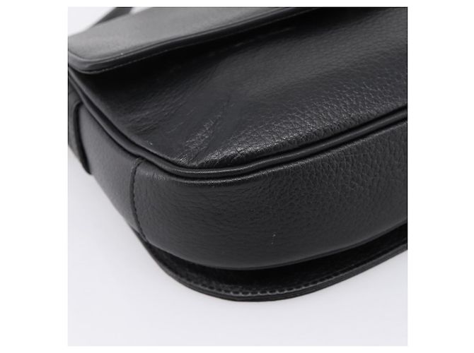 Borsa a tracolla Burberrys in pelle nera e oro Auth 203404 Nero D'oro - vista 11