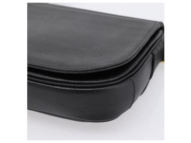 Borsa a tracolla Burberrys in pelle nera e oro Auth 203404 Nero D'oro - vista 12