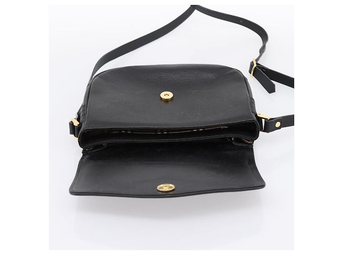Borsa a tracolla Burberrys in pelle nera e oro Auth 203404 Nero D'oro - vista 15