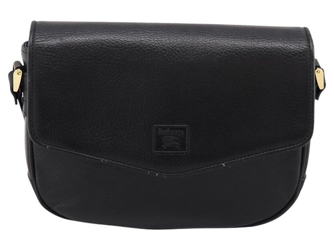 Borsa a tracolla Burberrys in pelle nera e oro Auth 203404 Nero D'oro - vista 2