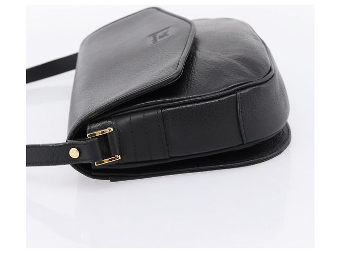 Borsa a tracolla Burberrys in pelle nera e oro Auth 203404 Nero D'oro - vista 4