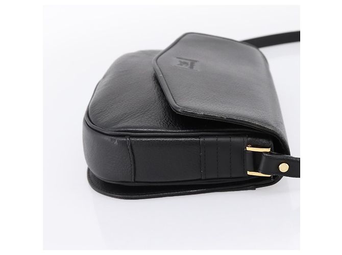Borsa a tracolla Burberrys in pelle nera e oro Auth 203404 Nero D'oro - vista 5
