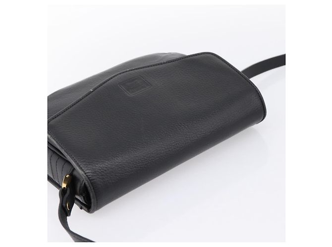 Borsa a tracolla Burberrys in pelle nera e oro Auth 203404 Nero D'oro - vista 6