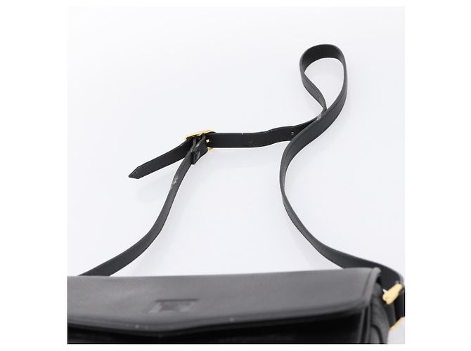 Borsa a tracolla Burberrys in pelle nera e oro Auth 203404 Nero D'oro - vista 8
