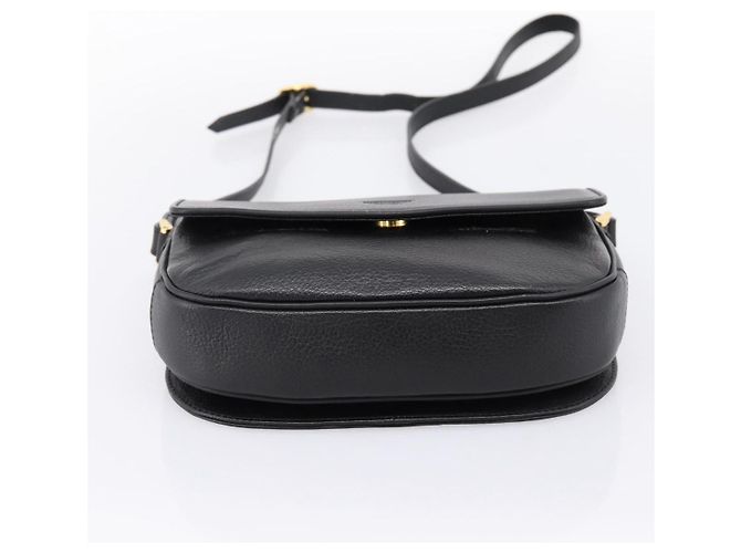 Borsa a tracolla Burberrys in pelle nera e oro Auth 203404 Nero D'oro - vista 9