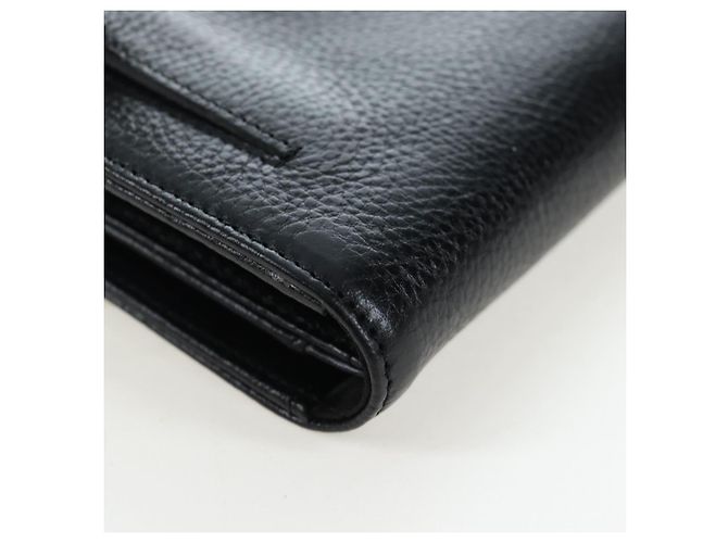 Chrome Hearts Wave Wallet Leder Schwarz Authentisch mr2894SM - Ansicht 10