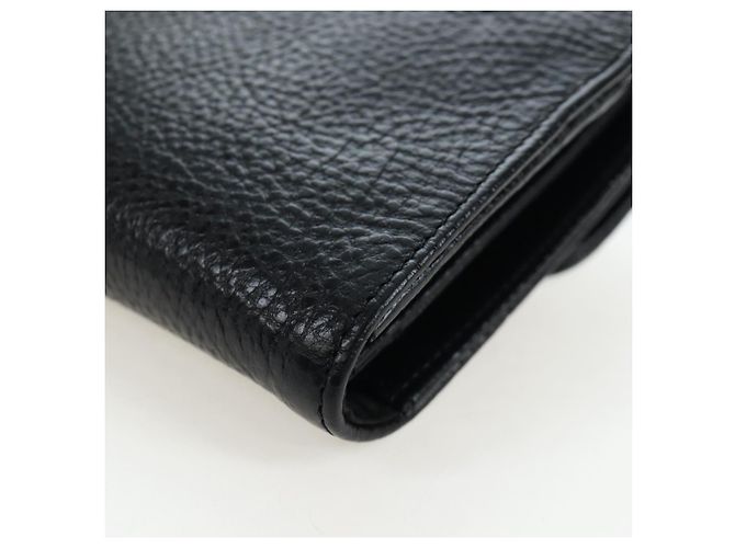 Chrome Hearts Wave Wallet Leder Schwarz Authentisch mr2894SM - Ansicht 11