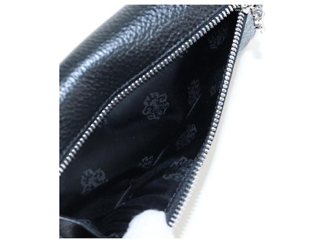 Chrome Hearts Wave Wallet Leder Schwarz Authentisch mr2894SM - Ansicht 15